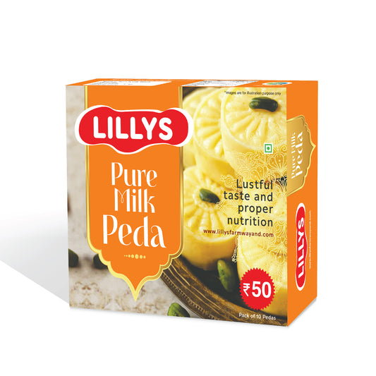 Pure milk peda(family pack of 6box-60 nos)